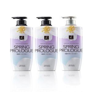 엘라스틴 퍼퓸 스프링프롤로그 샴푸 600ml, 2개 + 컨디셔너 600ml, 1개