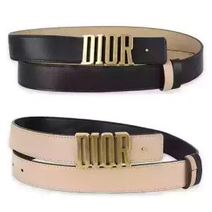 디몬트 24 S/S 디올 여성 D-Fence 리버서블 벨트(블랙/베이지) B0336CVWV 220