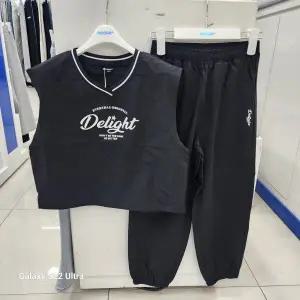 [에꼴리에] 쿨스판브이넥셋업조끼 쿨스판와이드조거바지 24B5751 24B5752_SC