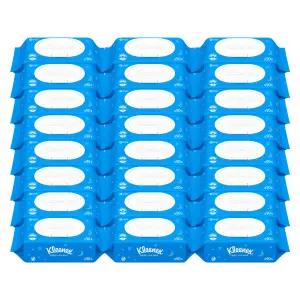 크리넥스 코튼클린 소프트 90매  x 24개 캡형 물티슈 물휴지