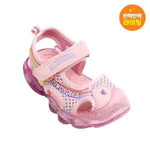 [토박스][토박스 공식몰] 다이노솔즈 티렉스 에어 샌들 핑크