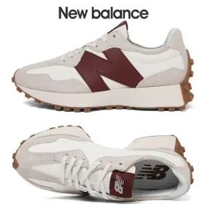 NEW BALANCE 327 KA 운동화 문빔 버건디 WS327KA