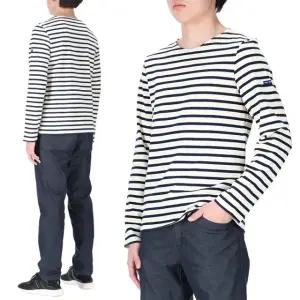 [세인트제임스] 메르디앙 모던 6870 50_M 남녀공용 스트라이프 티셔츠