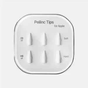 Peilinc 정품 애플펜슬 펜촉 1/2세대 호환 2B HB 총 6개입
