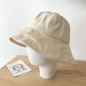 버킷햇 여성 벙거지모자 썬캡 벨크로 챙모자 봄 여름