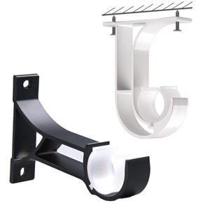 메탈 커튼봉 고정 이중 브라켓 후크 걸이 GS0101096 커텐 블라인드 암막 천장 벽 지지대