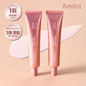 아미니 [GS1위]광채 미백 트리플 톤업 선크림 SPF50+ PA++++ 2개