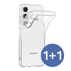 [1개+1개] 투명 젤리케이스 아이폰 17 16 15 갤럭시 A17 A16 A36 S25 엣지 S24 FE S23 울트라 플러스 A35 A25 버디 퀀텀 와이드 점프