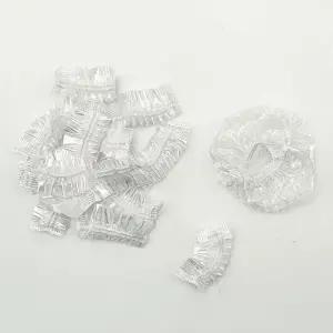 (100P) 일회용 귀커버/미용실/귀/커버/염색/비닐/염색용/덮게/덮개/이어/1회용/카바/파마/이어캡/100개