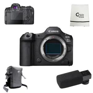 (컴온탑) 캐논 정품 EOS R5 Mark II BODY + 보호필름 + 세무 융 & 포토리뷰 카메라 마이크 + 고급 줌백 (재고보유) (300대 판매돌파)