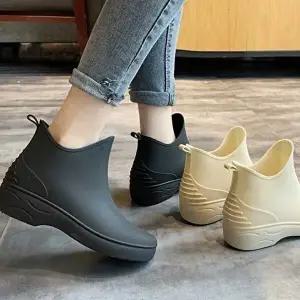 낚시 장화 준비 농사 일 숏장화 첼시 스타일 패션화-WC34580