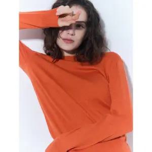 [UNIT]캐시미어 혼방 크루넥 니트 풀오버 (ZFKKCN106N-ORANGE)