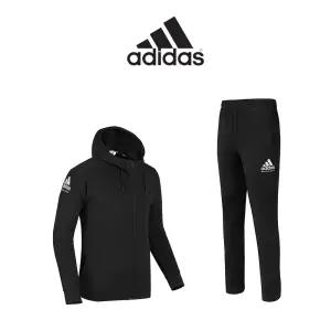 아디다스 컴뱃스포츠 마샬아츠 후드집업 트레이닝 세트 TR70 BK(블랙) 남녀 운동복 슬림핏