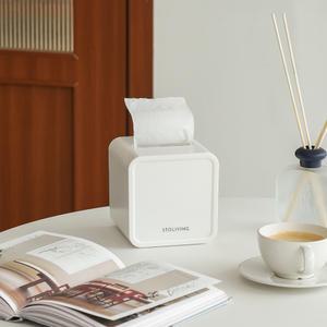 스토리빙 정사각 파스텔 두루마리 티슈 휴지 케이스