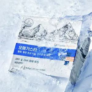 나우케어 오메가스타 순도80% 비린내 없는 장용성캡슐 알래스카 오메가3 60캡슐 2개월분