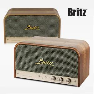 브리츠 BZ-JB6800 레트로 무선 블루투스 스피커 USB재생 30W 고음질 인테리어 캠핑 스피커