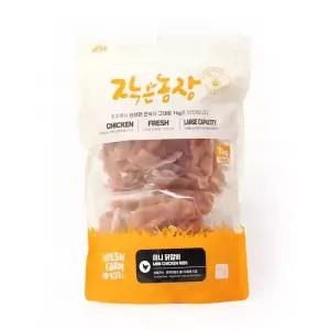 작은농장 강아지 사사미 간식 대용량 미니 닭갈비 1kg