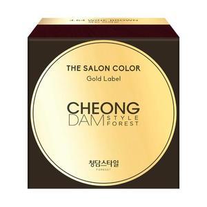 청담스타일 포레스트 더 살롱 컬러 골드라벨 염색약 와인브라운/새치 커버 흰머리 뿌