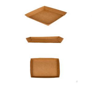 종이트레이 사각접시용기 사각종이트레이 정사각접시 KS8호-100개