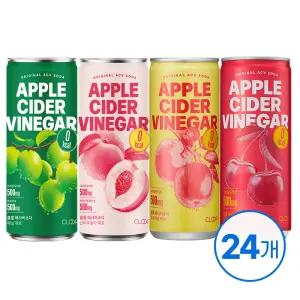 클룹 애사비소다 캔 250ml 24입 (오리지널/타트체리/매실/신비복숭아)