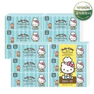 [홈스웰][S]헬로키티 뽑아쓰는 키친타올 톡톡 (100매x3개입) 4팩 총12개