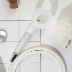 [신제품] 드리즐 와이드링 국산 에코젠 필터 샤워기 세트 (헤드+호스+필터 1개 장착)