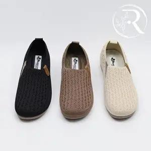 [셀러허브 패션][디자이어로즈] 여자 끈없는단화 여름단화 패브릭단화 (33161026A)