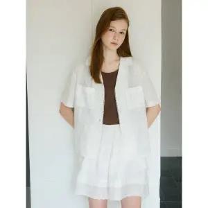 [롯데백화점]올리브데올리브 레이스배색 코튼티어드 스커트 (OW5MS443)