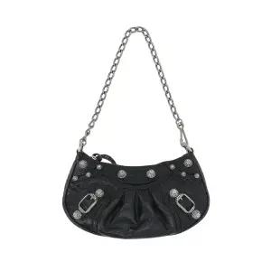 발렌시아가 여성 르 카골 하트 미니 숄더백 블랙 695814 23EJY 1000