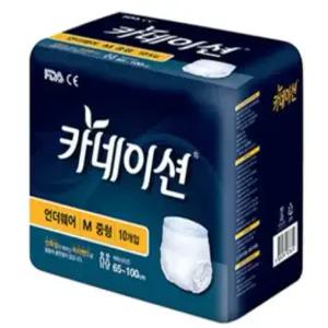 카네이션 언더웨어 성인기저귀 팬티 중형 10개 8팩 (80개)