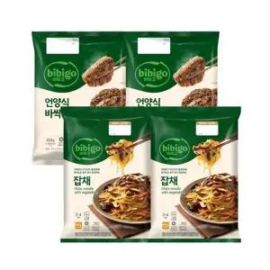 [CJ제일제당]비비고 잡채 644gx2개 + 언양식바싹불고기 460gx2개