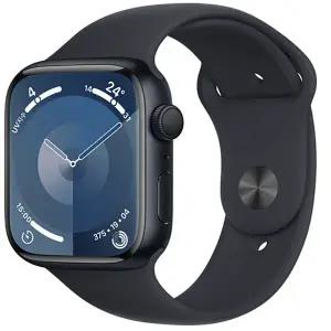 Apple 애플워치9 GPS 45mm (국내 정품) 미드나이트 알루미늄/스포츠밴드 (MR993KH/A) _제이테크