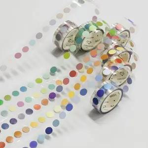 [하프클럽/]PET 다이어티커 시밀러 도트 스티커