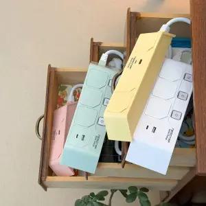 네모탭 국산 고속충전 C타입 USB 파스텔 컬러 디자인 멀티탭 개별전원/일반형