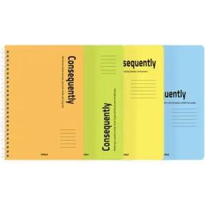 [하프클럽/]수첩 PP스프링노트(대)색상랜덤발송 3000 16절