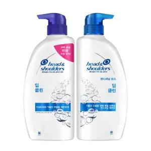 헤드앤숄더 딥클린 샴푸 850ml + 린스 850ml