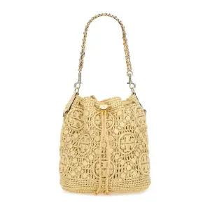 모노그램 T 라피아 버킷 백 169134 254