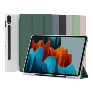 데이웍스 갤럭시탭 S7 S8 북커버 케이스 S펜 수납 스마트 커버