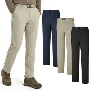 [콜핑] 남성 겨울 기모 파워스트레치 레귤러 나일론 등산 바지 KSC961VP0M