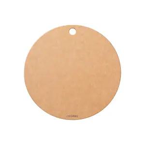 오리지니크 뽀큐트 데일리 우드 원목 압축 도마 내츄럴 원형 플레이트M