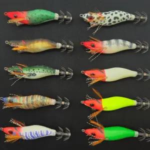 야광 신수평에기 아시카 새우 55mm 갑오징어 미니 에기 스테이 쭈꾸미 한치 UV