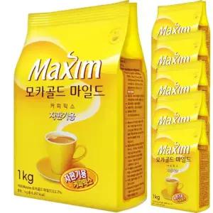맥심 모카골드 마일드 커피믹스 자판기용 1KG x 10봉
