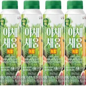 남양 야채채움 녹황주스 190ml, 24개