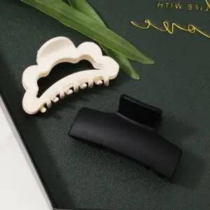 데일리 반묶음 집게 핀 2p 세트 사각 헤어핀-WFCE799