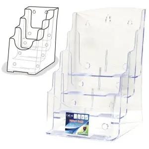 [하프클럽/]POP 테이블 브로슈어 POP꽂이 꽂이 4단 A4