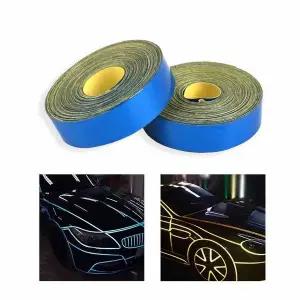 [하프클럽/]블루 반사테이프 DIY전용 x 카본테이프 1cm 5M