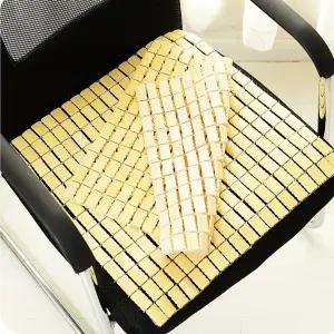 여자일자청바지 대나무 시원한 방석 통풍방석 마작방석 대나무방석 나무방석