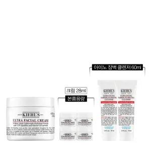 [롯데백화점]키엘 [3] 키엘 수분 장벽 크림 125ml 세트 (+크림 28ml 본품용량, 클렌저 60ml)