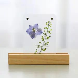 압화 투명 자석 아크릴 압화액자