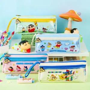 [하프클럽/]짱구 필통 캔버스 캐릭터 2단